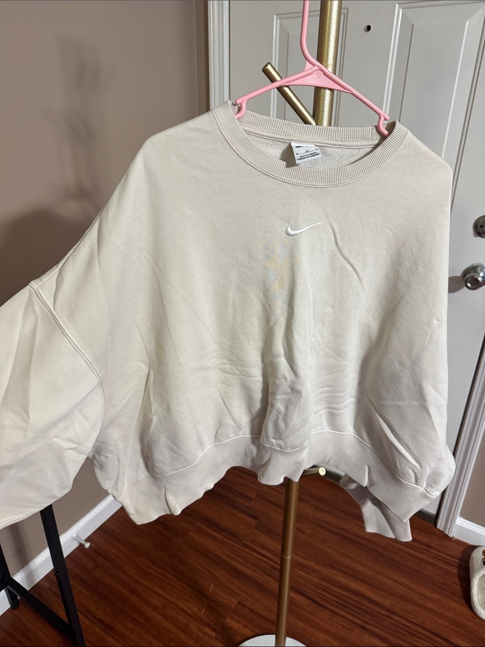 Nike Women's Light Cream Crewneck Sweatshirt